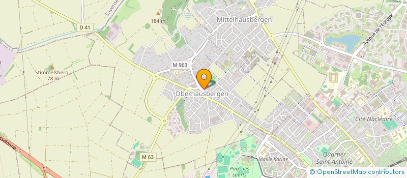 localisation de l'entreprise PLATRERIE NESSASSI à OBERHAUSBERGEN