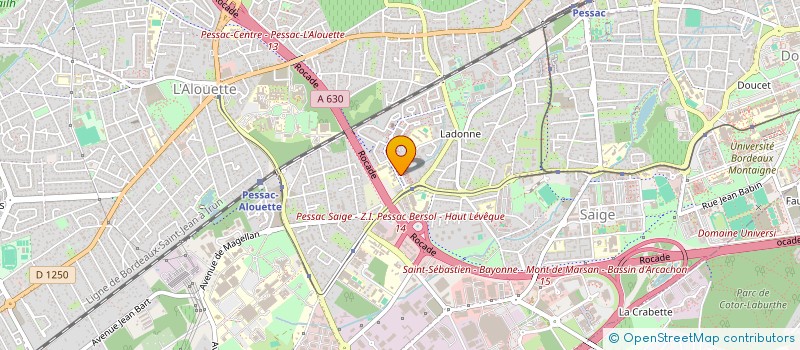 localisation de l'entreprise PLATRERIE NIKO à PESSAC