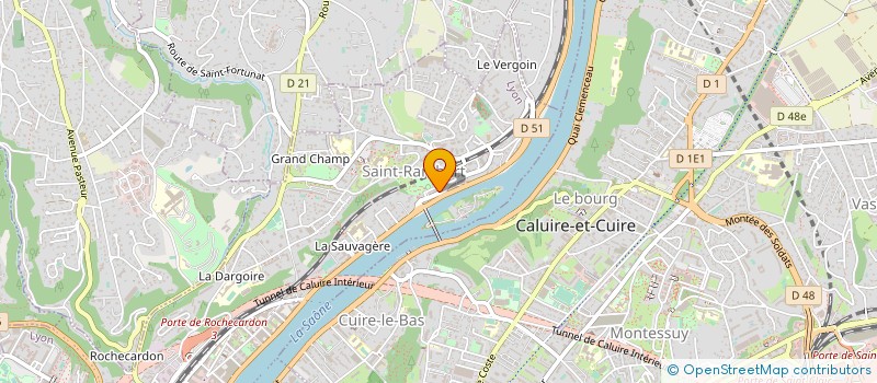 localisation de l'entreprise PLATRERIE PEINTURE DES MONTS D'OR à LYON