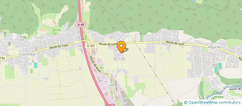 localisation de l'entreprise PLATRERIE PEINTURE DES PLAINES à APPRIEU