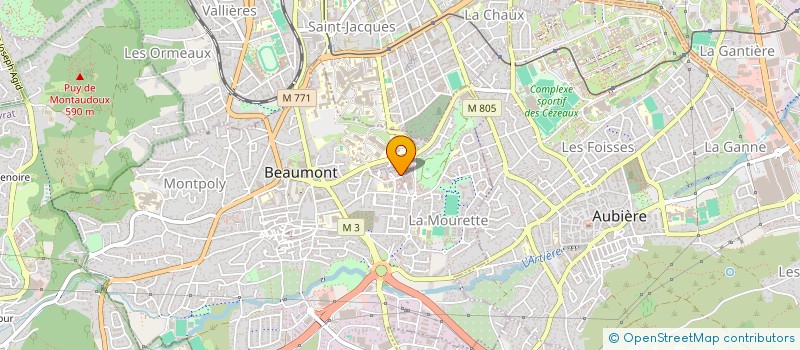 localisation de l'entreprise PLATRERIE PEINTURE DES VOLCANS : PPV  BEAUMONT