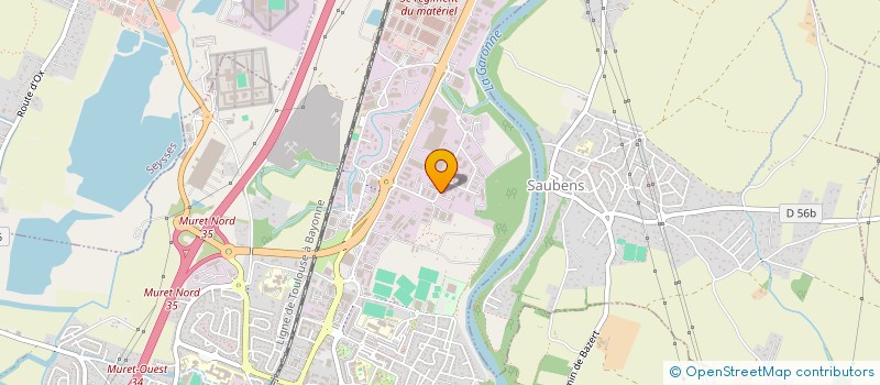 localisation de l'entreprise PLATRERIE PEINTURE MURETAINE  MURET