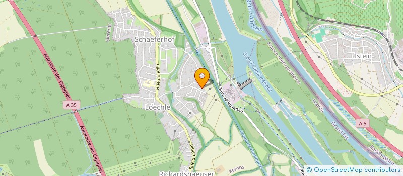 localisation de l'entreprise PLATRERIE RECCHIUTO ET FILS  KEMBS