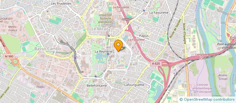 localisation de l'entreprise PLATRERIE RENOVATION PLUS à TOULOUSE
