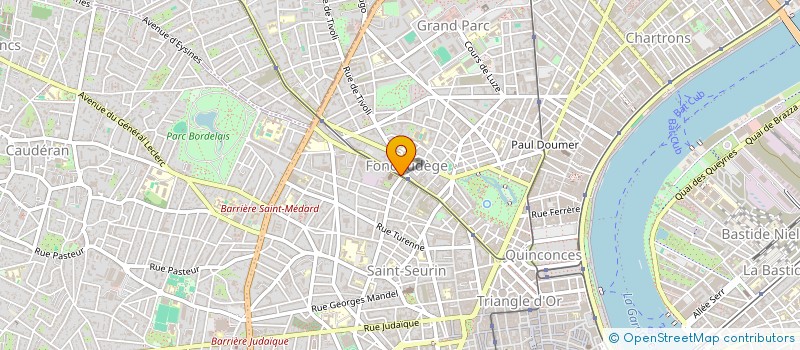 localisation de l'entreprise PLATRERIE VILLERD FLORENT à BORDEAUX