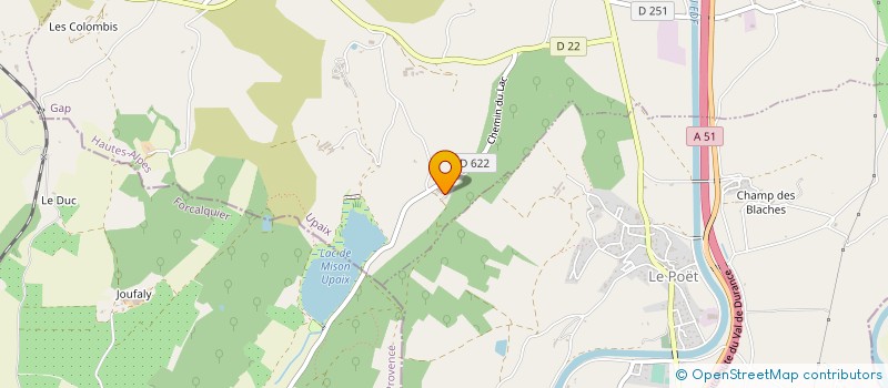 localisation de l'entreprise PLATRES ET CARRELAGES TOLLA  GARDE-COLOMBE