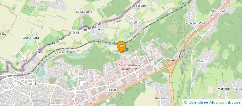 localisation de l'entreprise PLATRET DISTRIBUTION à VILLE-LA-GRAND