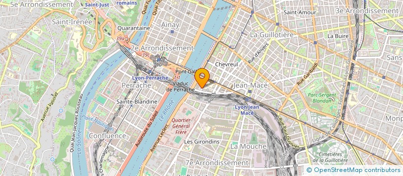 localisation de l'entreprise PLATRET HENRI  LYON