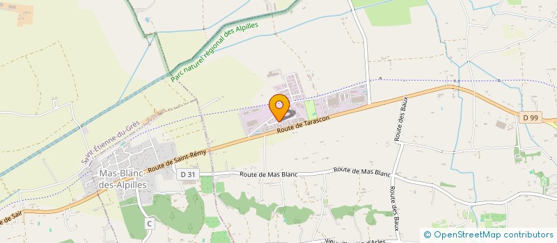 localisation de l'entreprise PLATRIER DE PROVENCE  SAINT-REMY-DE-PROVENCE