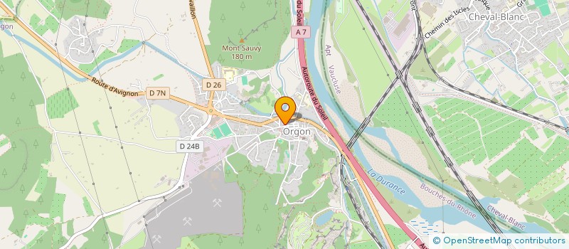 localisation de l'entreprise PLATRIERS DE PERE EN FILS  ORGON