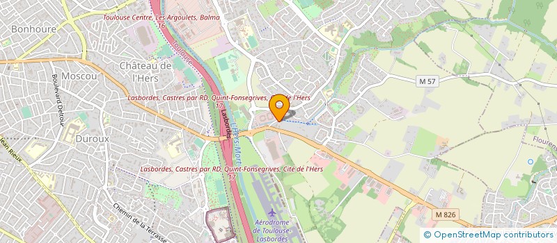 localisation de l'entreprise PLATRIERS MIDI PYRENEES  BALMA