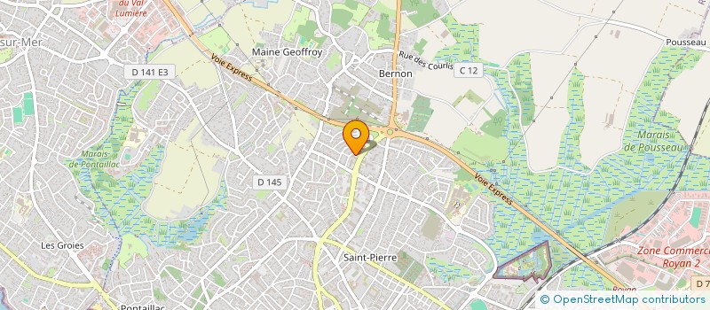 localisation de l'entreprise PLATS 2000 à ROYAN