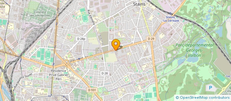 localisation de l'entreprise PLATS DU JOUR à STAINS