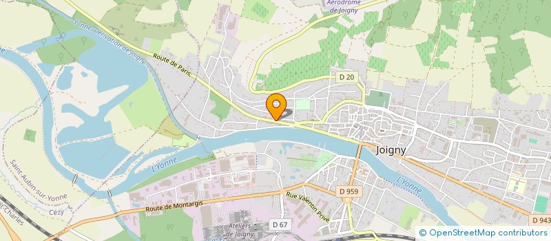 localisation de l'entreprise PLATS NETS FOOT  JOIGNY