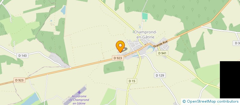 localisation de l'entreprise PLATUP à CHAMPROND-EN-GATINE