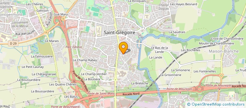 localisation de l'entreprise PLATUS  SAINT-GREGOIRE