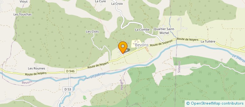 localisation de l'entreprise PLAUCHE TERRASSEMENT ET ENROBES  BEVONS