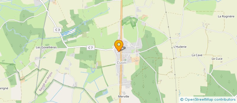 localisation de l'entreprise PLAUPES INVESTISSEMENT  BAUGE-EN-ANJOU