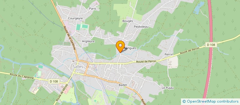 localisation de l'entreprise PLAUSOSIL  SALLES