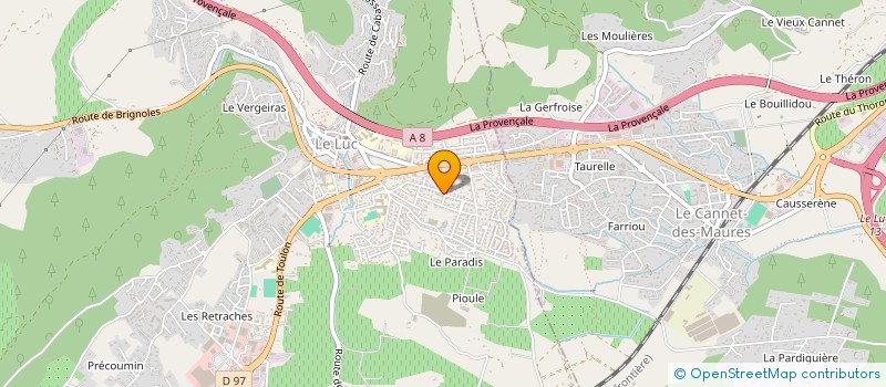 localisation de l'entreprise PLAUT B  LE LUC