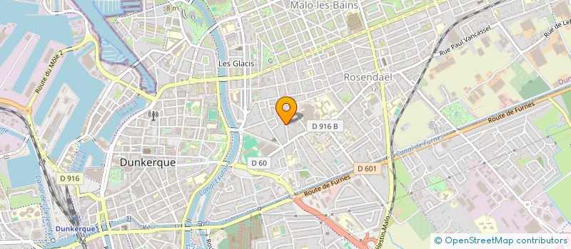 localisation de l'entreprise PLAUT HENRION à DUNKERQUE