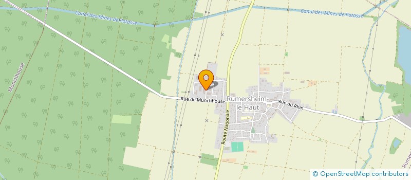 localisation de l'entreprise PLAXER à RUMERSHEIM-LE-HAUT