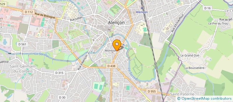 localisation de l'entreprise PLAY à ALENCON