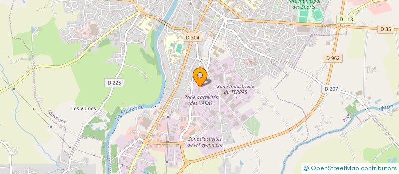 localisation de l'entreprise PLAY AND CHILL  MAYENNE