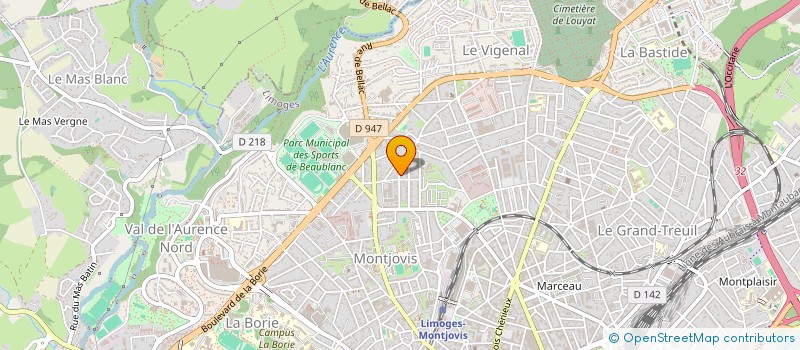 localisation de l'entreprise PLAY AT WORK S.A.S. à LIMOGES
