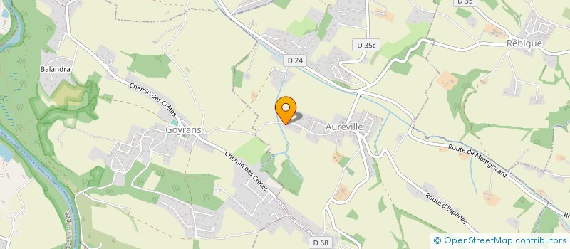 localisation de l'entreprise PLAY CARS  AUREVILLE