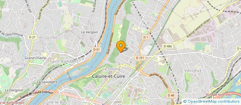 localisation de l'entreprise PLAY - DEDE & CO  CALUIRE-ET-CUIRE