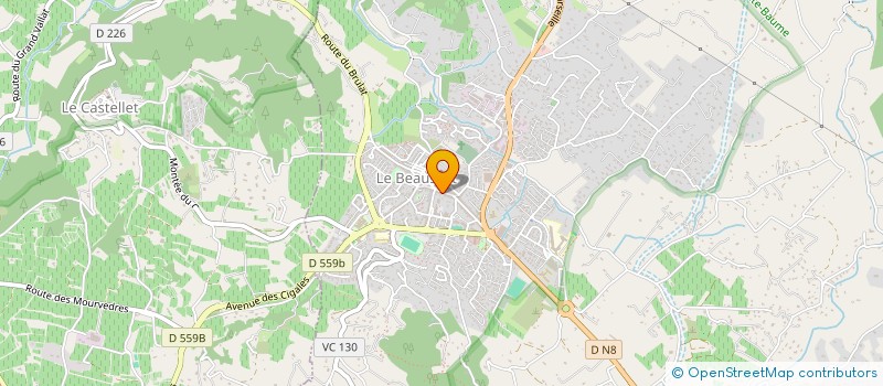 localisation de l'entreprise PLAY EMOTION PRODUCTION' SOUND (PEP' SOUND)  LE BEAUSSET