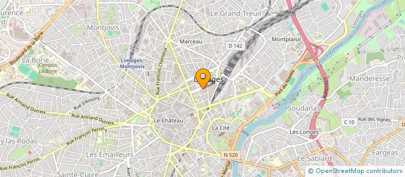localisation de l'entreprise PLAY MACHINES à LIMOGES