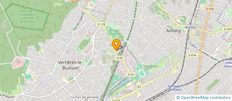 localisation de l'entreprise PLAY NOTES à VERRIERES-LE-BUISSON