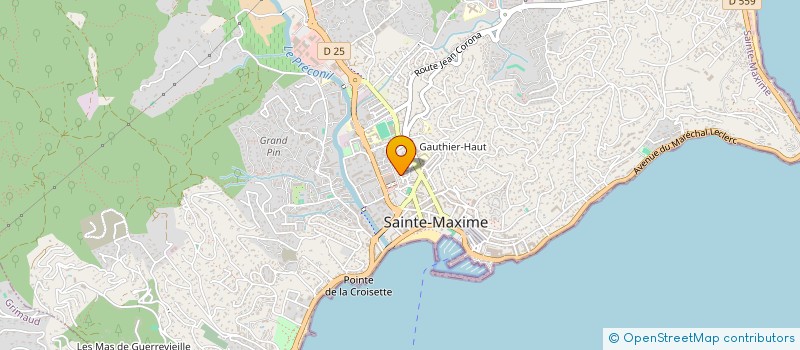localisation de l'entreprise PLAY PINBALL ! à SAINTE-MAXIME