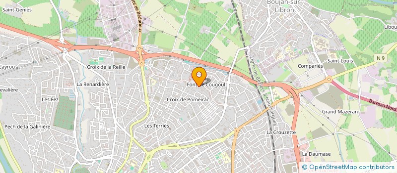 localisation de l'entreprise PLAY R'OC  BEZIERS