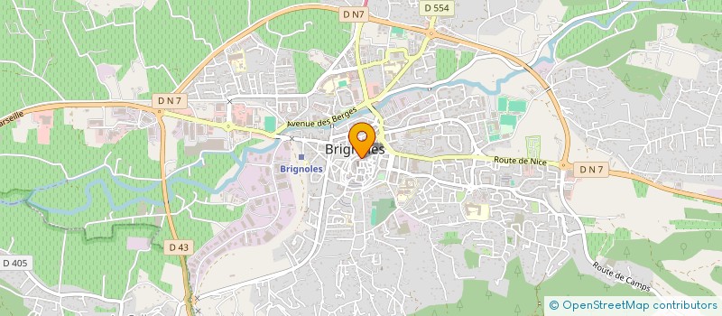 localisation de l'entreprise PLAY SPORTS  BRIGNOLES