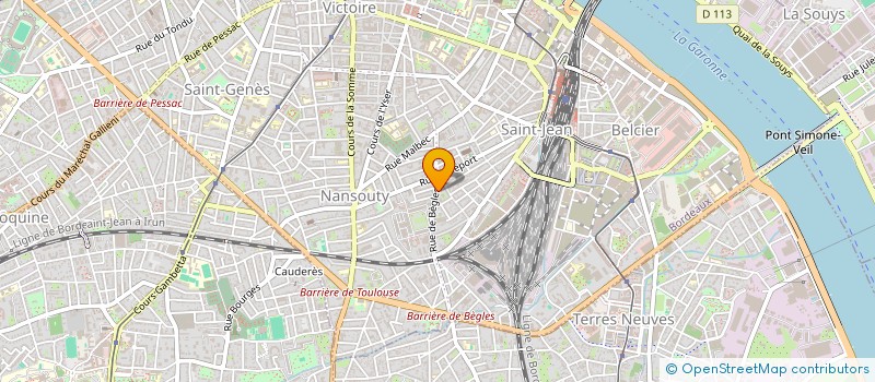 localisation de l'entreprise PLAY THE DEV  BORDEAUX