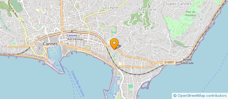 localisation de l'entreprise PLAY TIME à CANNES