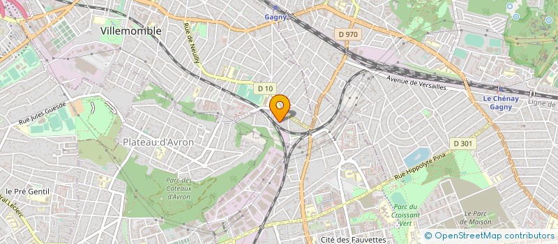 localisation de l'entreprise PLAY UP à NEUILLY-SUR-MARNE