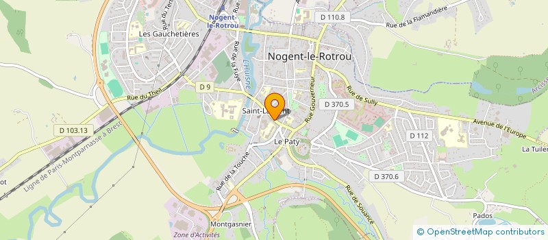 localisation de l'entreprise PLAY UP à NOGENT-LE-ROTROU