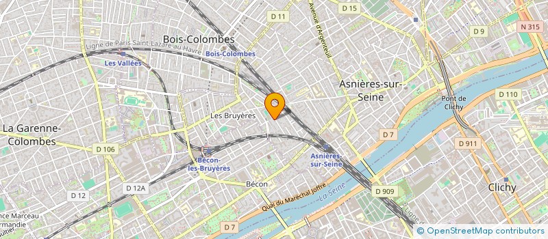localisation de l'entreprise PLAY ZEN à ASNIERES-SUR-SEINE