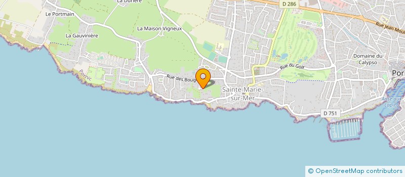 localisation de l'entreprise PLAYA RENT  PORNIC