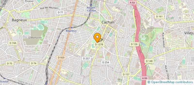 localisation de l'entreprise PLAYBLOC  CACHAN