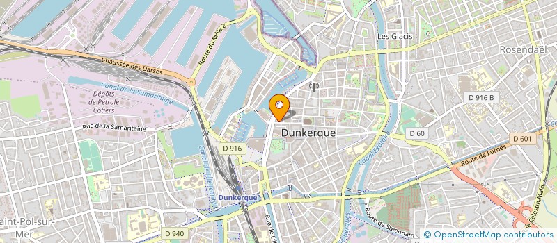 localisation de l'entreprise PLAYER à DUNKERQUE