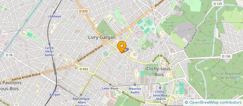 localisation de l'entreprise PLAYER 77  LIVRY-GARGAN