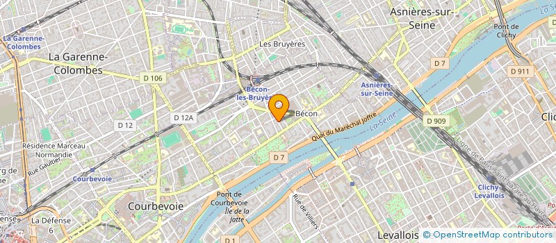localisation de l'entreprise PLAYERS PRODUCTIONS  COURBEVOIE