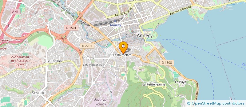 localisation de l'entreprise PLAYFORMANCE FRANCE à ANNECY