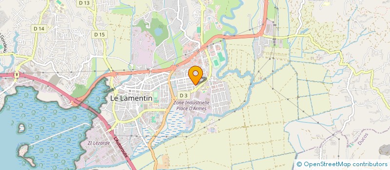 localisation de l'entreprise PLAYGROUND  LE LAMENTIN