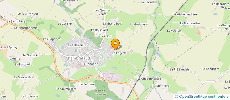 localisation de l'entreprise PLAYGROUND SPORTS  CHANVERRIE